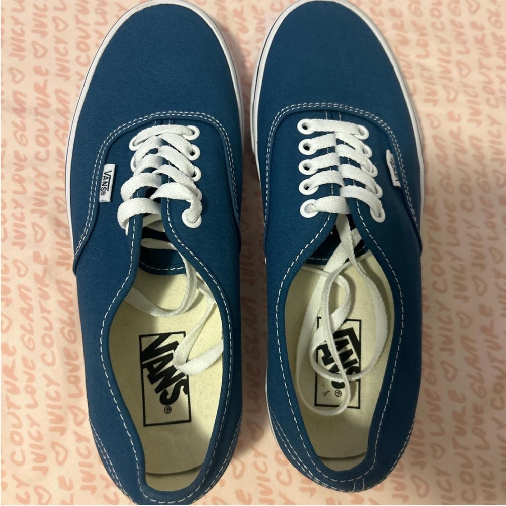 Vans Men's Teal Canvas Sneakers